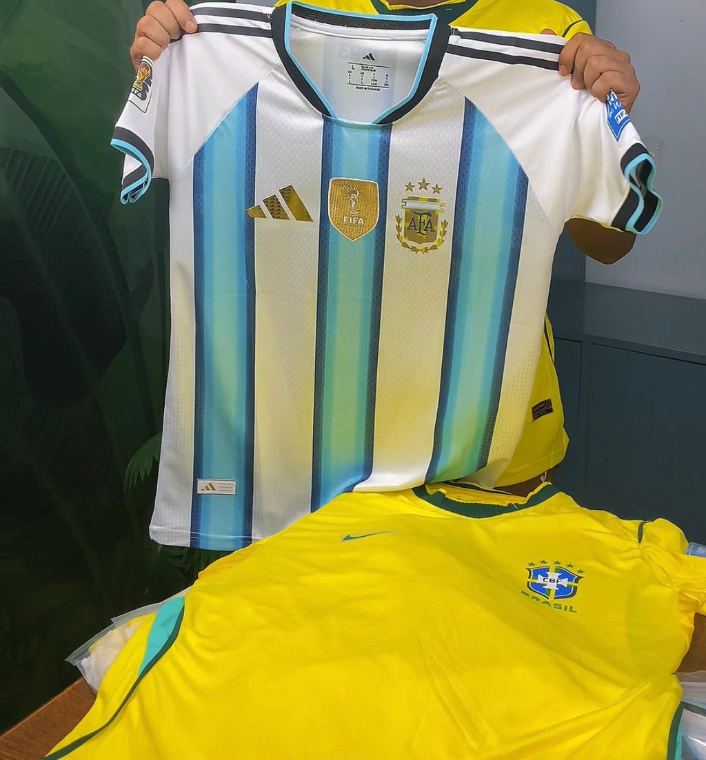 Argentina and Brazil Player Edition Jersey