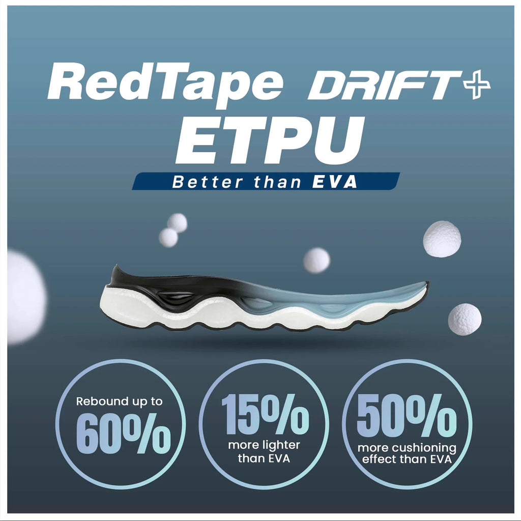 RedTape NeoSprint White Sports Shoes
