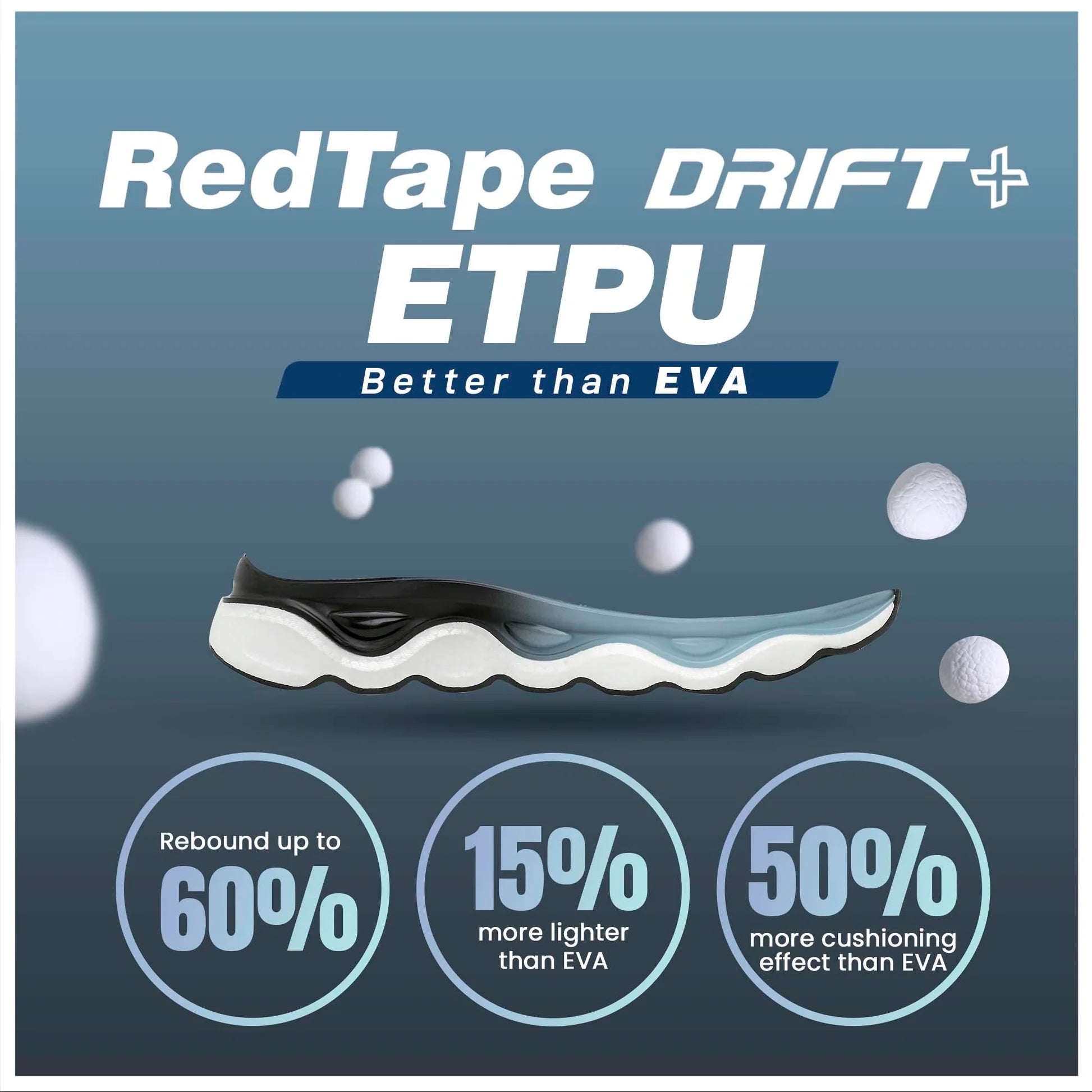 RedTape NeoSprint White Sports Shoes