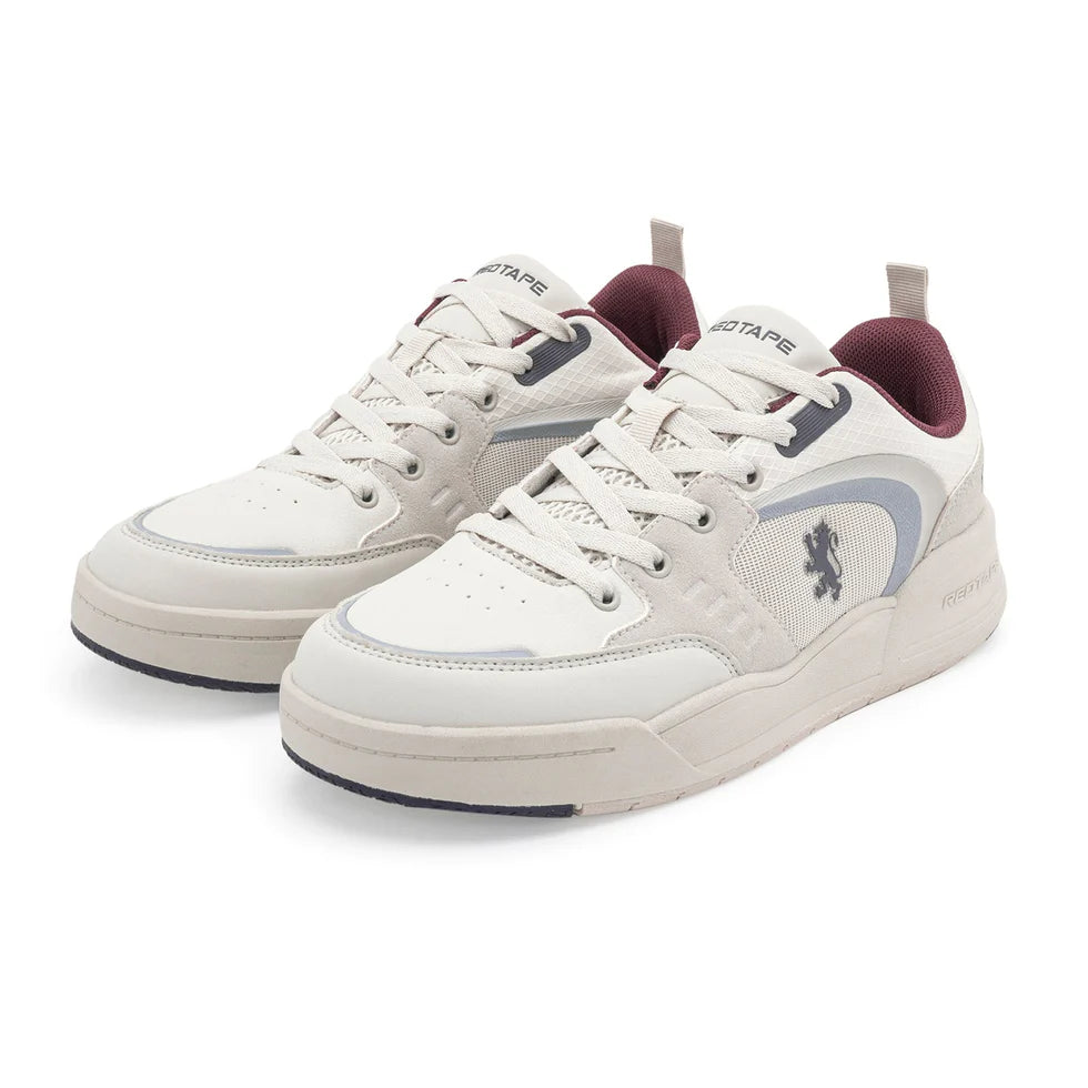 Redtape Casual Sneaker Shoes for Men Beige-Red Edition-633