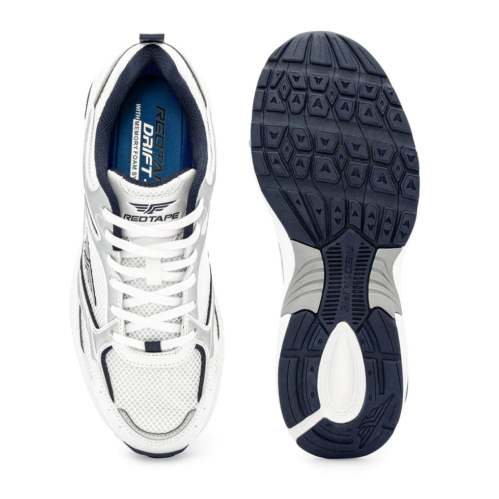 Redtape Lifestyle Sneakers Shoes For Men Grey/Navy Edition-1195