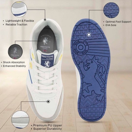Redtape Casual Sneakers For Men Blue/Grey Edition-814