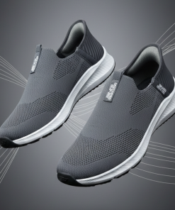 Skechers Mens Slip-On Shoe Gray Edition-2508