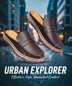 Genuine Leather Chocolate Half Shoe