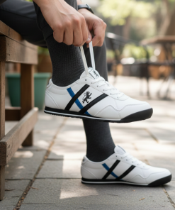 Redtape Casual Sneaker Shoes For Men White-Black Edition