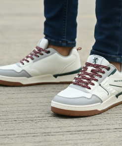 Redtape Classic Casual Sneakers Off White Red Edition