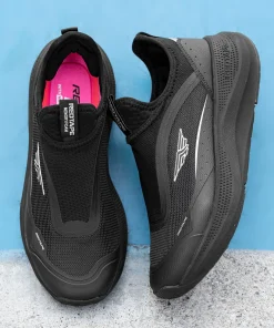Red Tape Walking Slip-On Shoes for Women Black Edition-036
