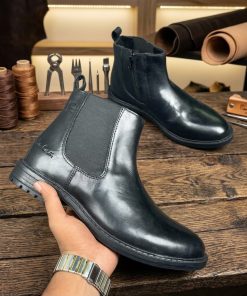 Pierre Cardin Zipper Chelsea Boots Black Edition - PC225